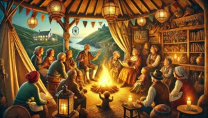 Read more about the article The Storytelling Tradition in Cornwall: Fireside Tales and Festivals