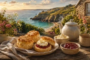 Read more about the article Cream Tea in Cornwall: History, Jam-First Rules and Where to Have One
