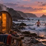 Sea Saunas in Cornwall: Wood-Fired Heat and the Coldest Plunge in Britain